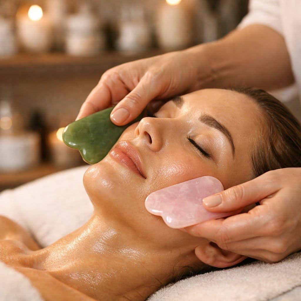 Massaggio Viso con Gua Sha